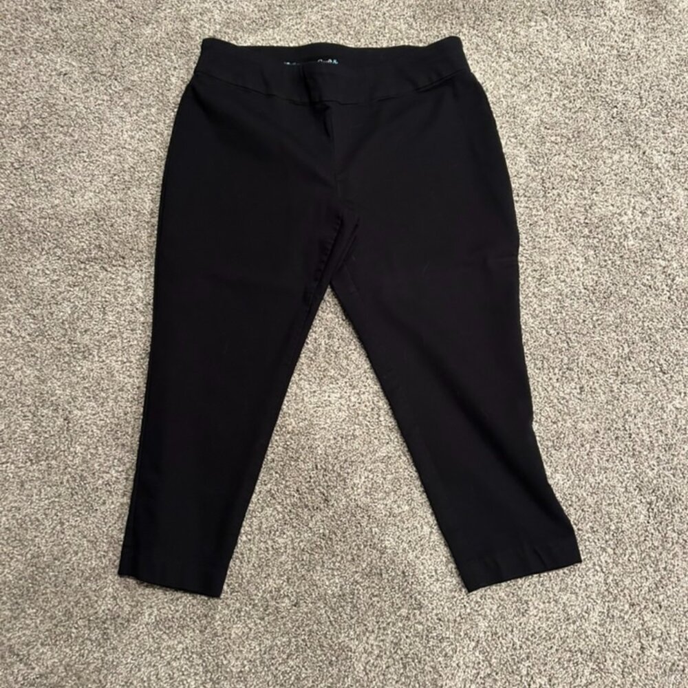 Croft & Barrow The Effortless Stretch Pant Black 16 PS